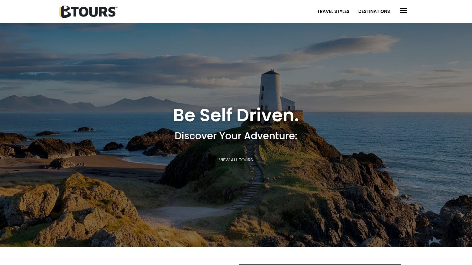 BTOURS Homepage: Self-Drive Tours & Multi-Day Trips 2025/2026