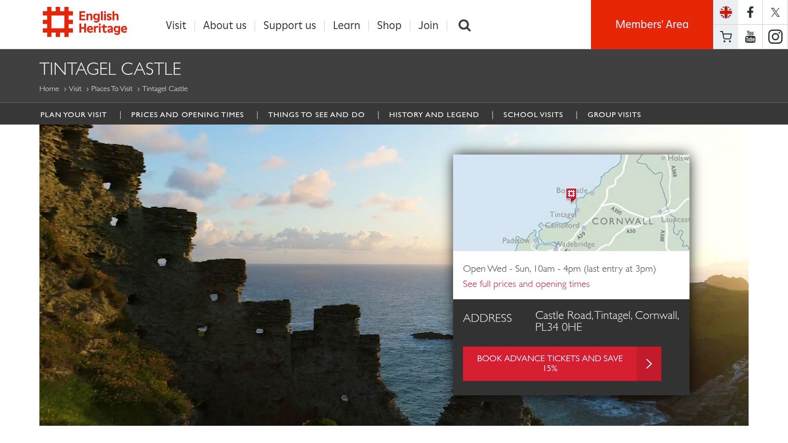 English Heritage – Cornwall