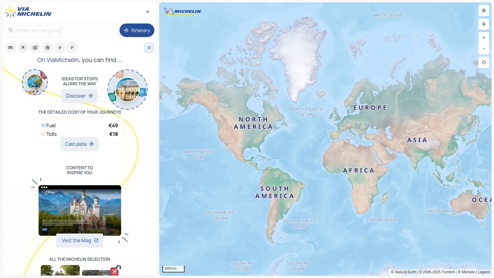 ViaMichelin GPS Route Planner