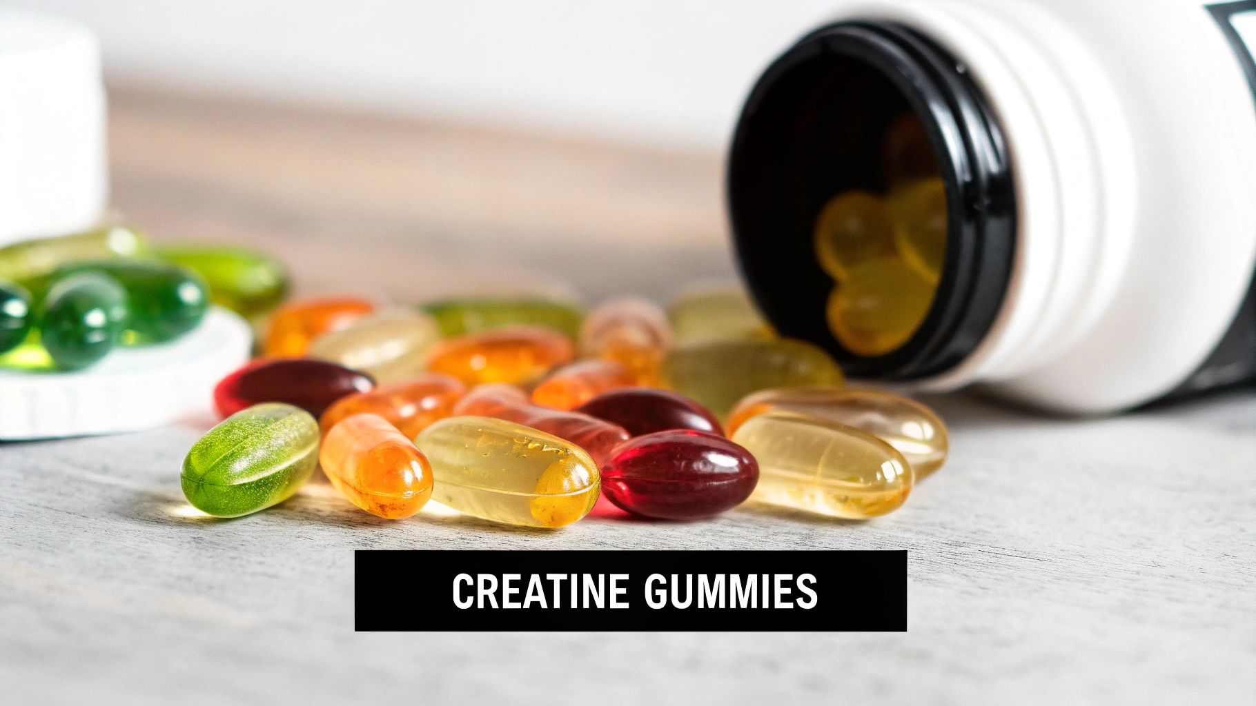 Athletes choosing between creatine gummies and powder