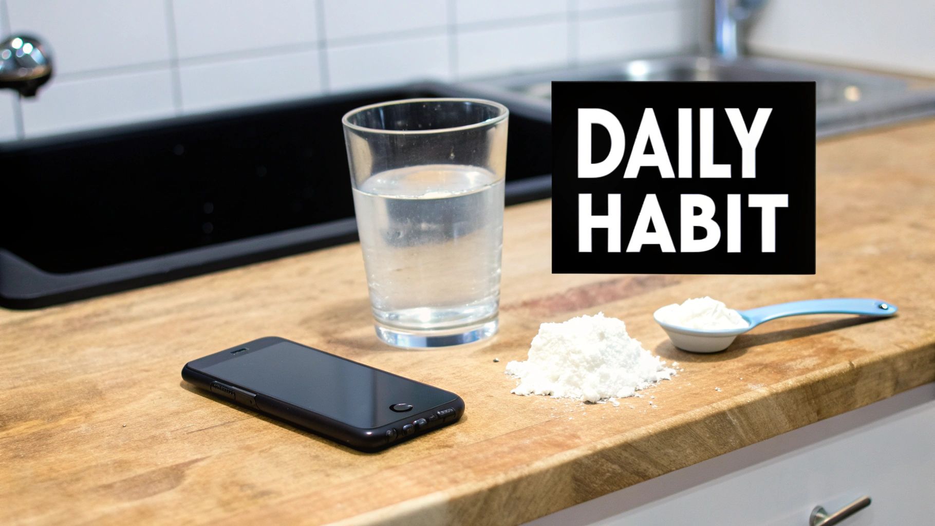 A person looking at a bottle of creatine gummies with a thoughtful expression