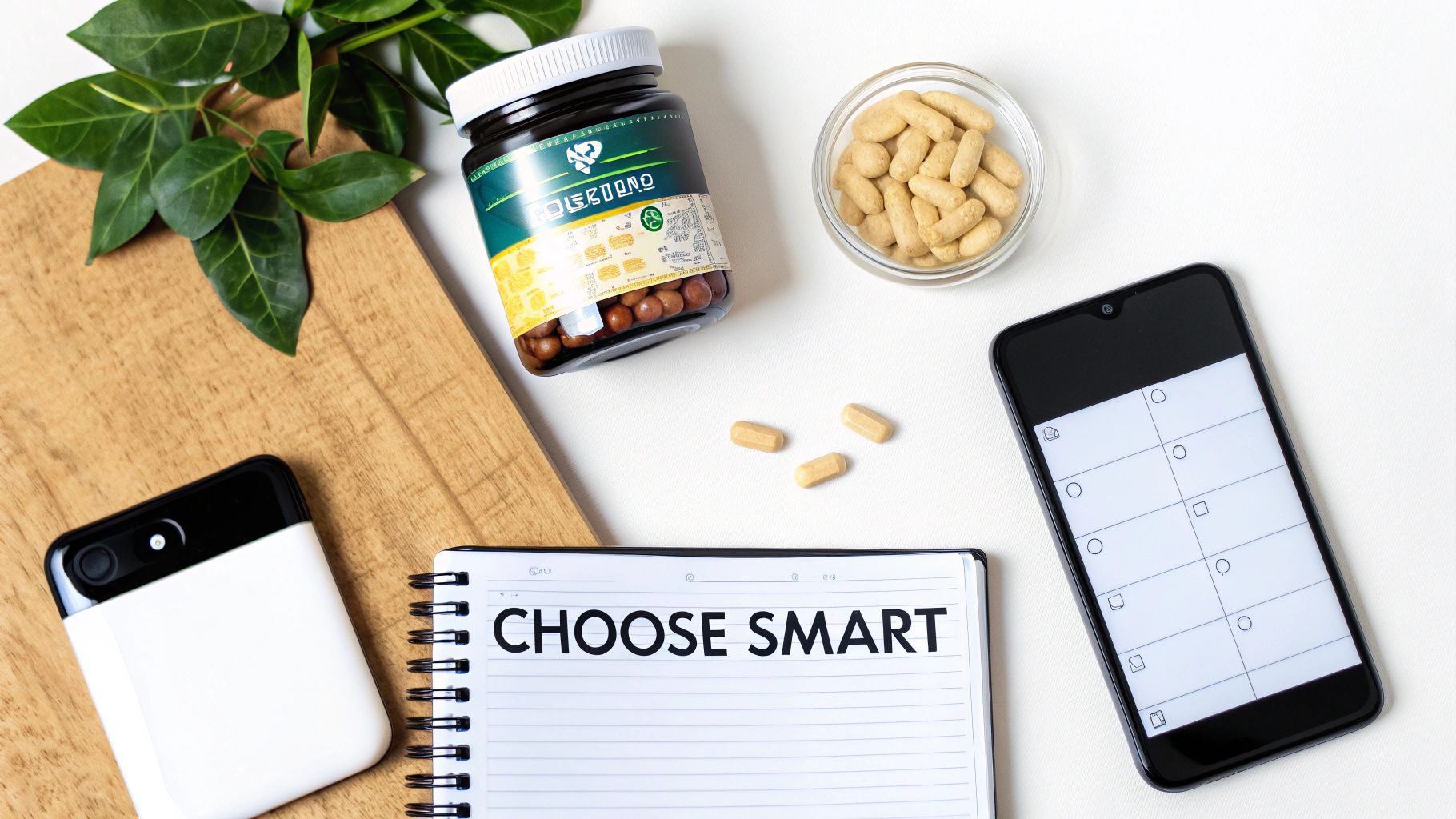 Person holding blue creatine gummies in their hand.