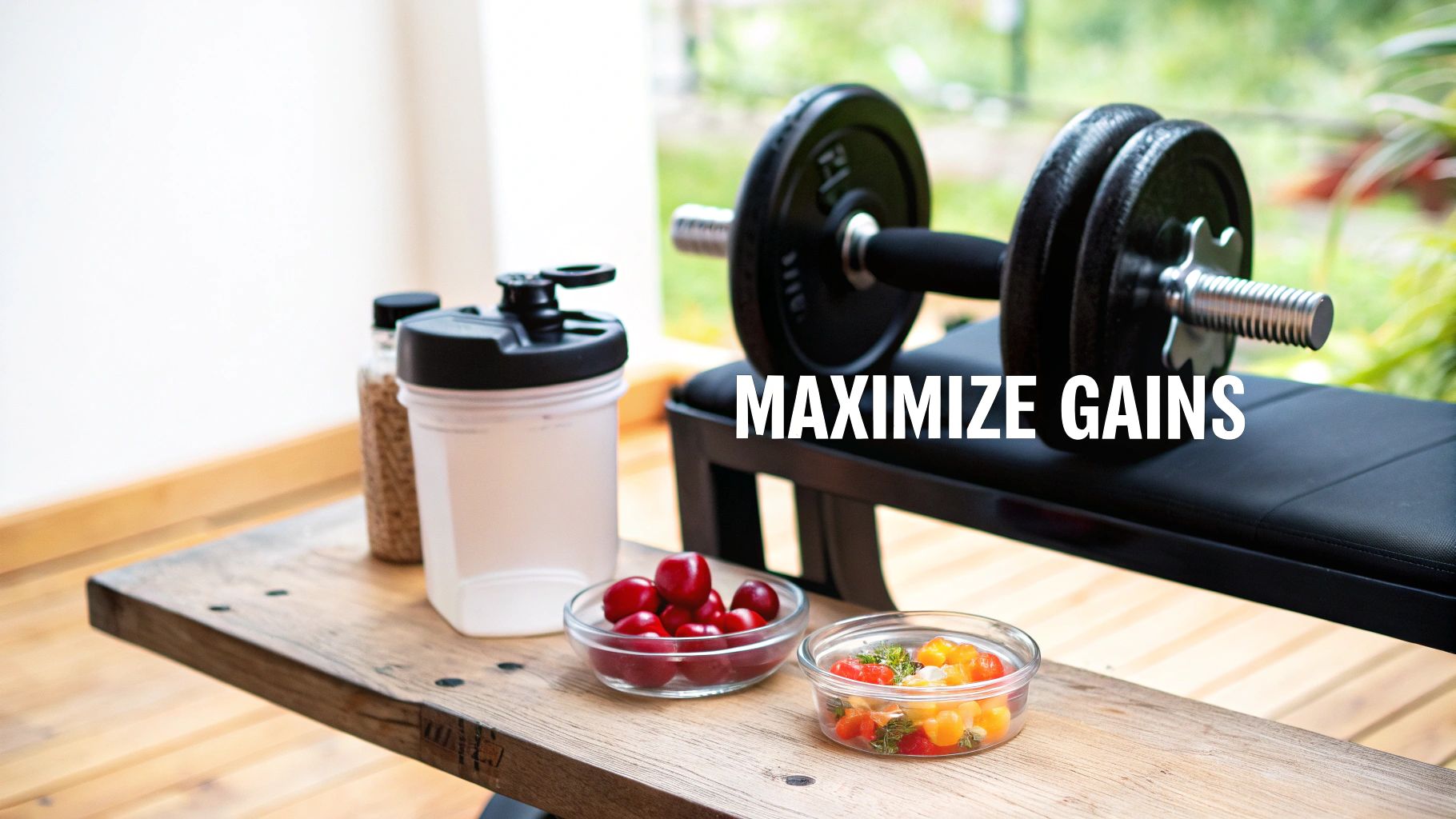 Person holding blue creatine gummies in their hand.