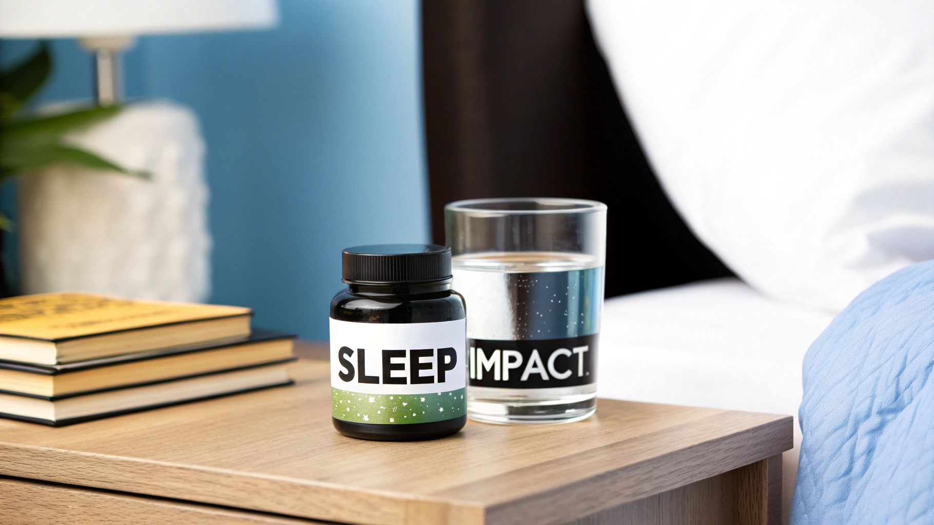 A brain with a sleep cycle graphic overlay, showing REM and non-REM stages.