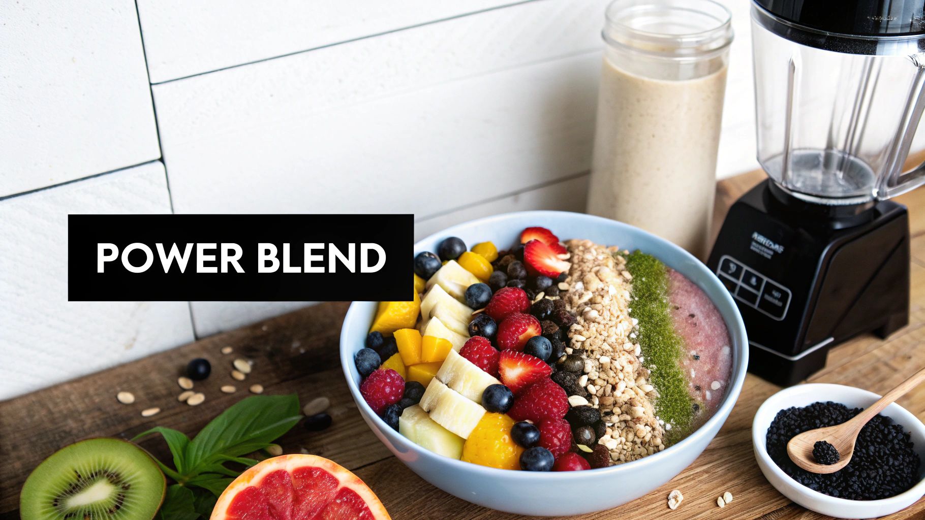 Smoothie Bowl with Protein Powder