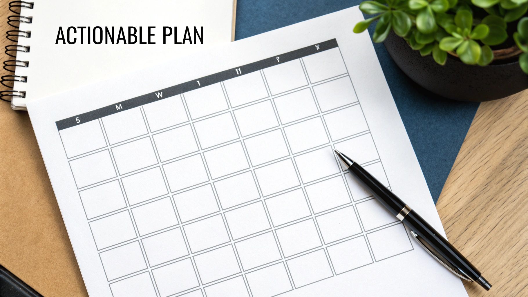 Team members aligning sticky notes, representing strategy and planning