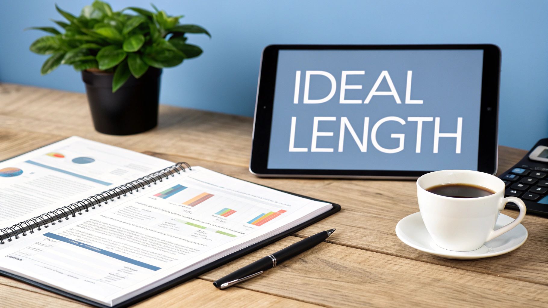 A person working on a business plan on a laptop with charts and notes around them.