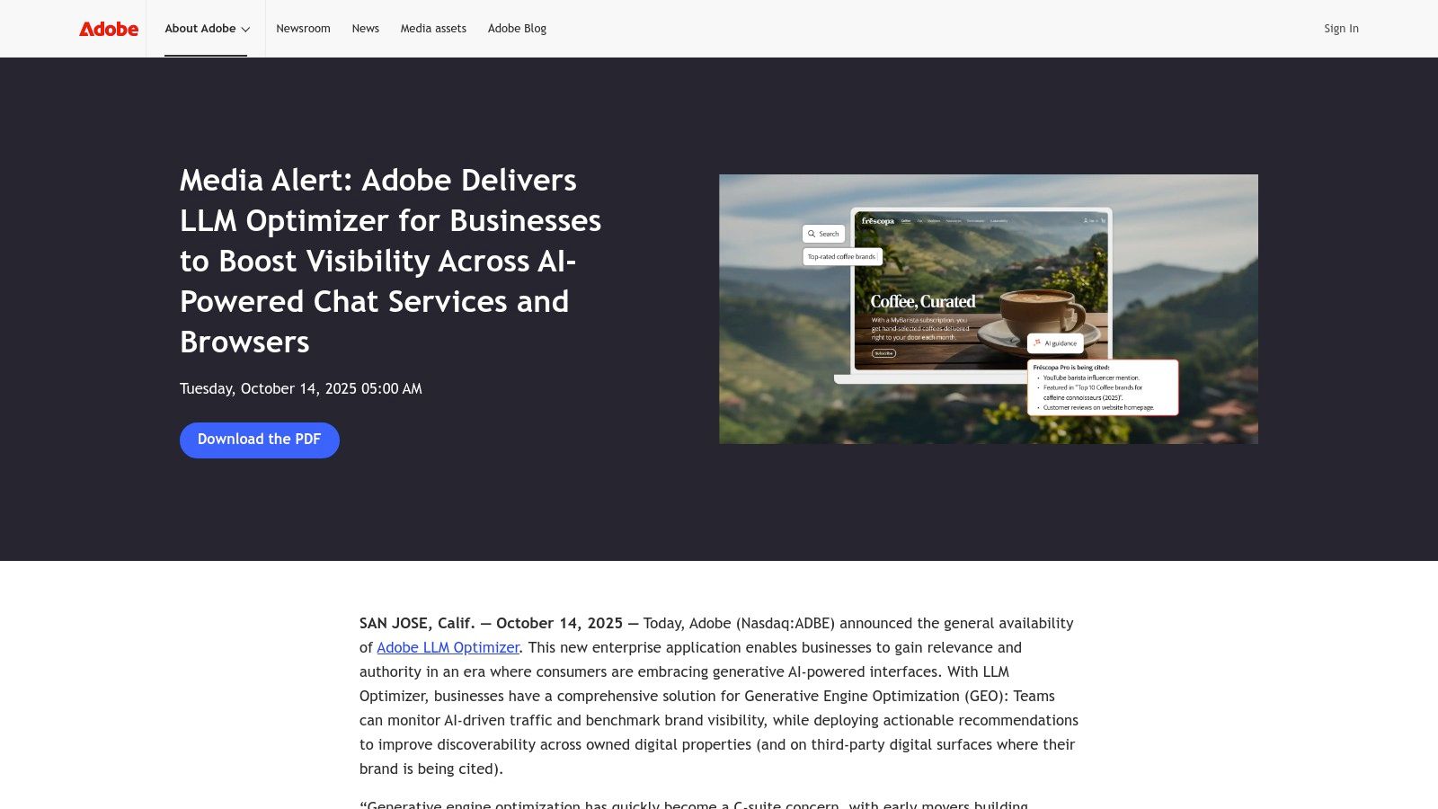 Adobe LLM Optimizer