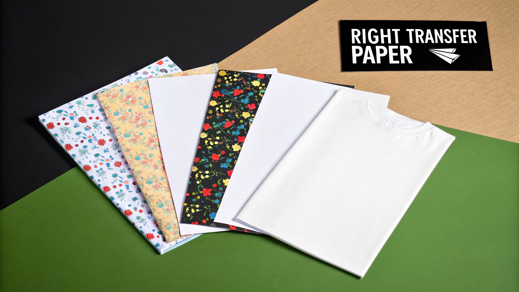Transfer paper varieties on display