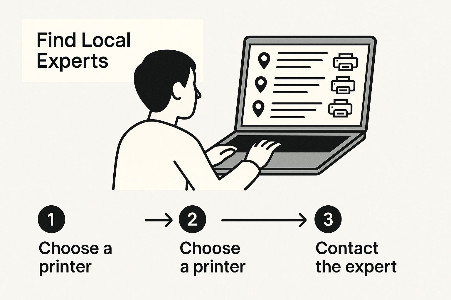 Search Process for Local DTF Printers