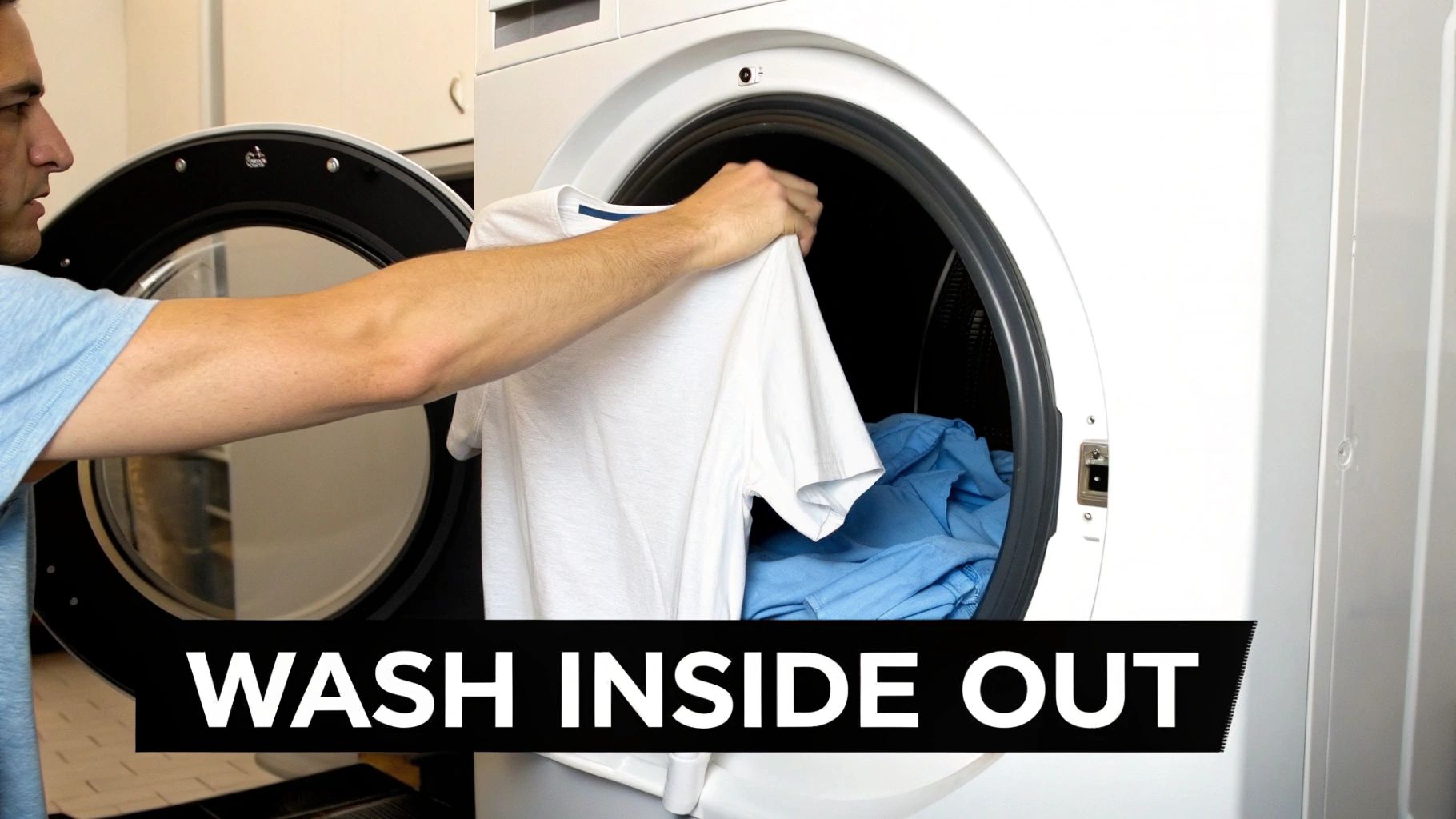 A neatly folded custom t-shirt on a clean surface, emphasizing proper care and longevity.