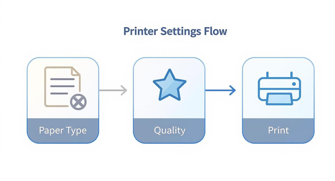 Infographic about how to print an iron on transfer