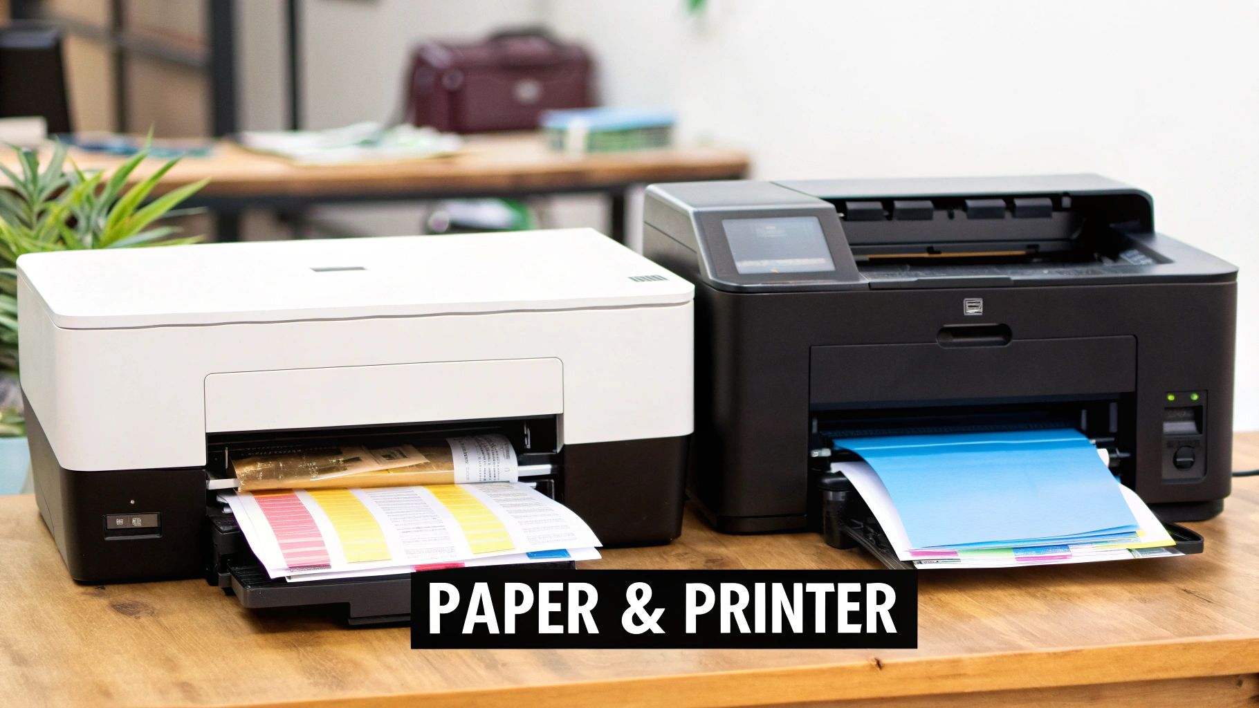 A person's hands carefully aligning a printed sheet of transfer paper onto a blank t-shirt, preparing for the heat press process.