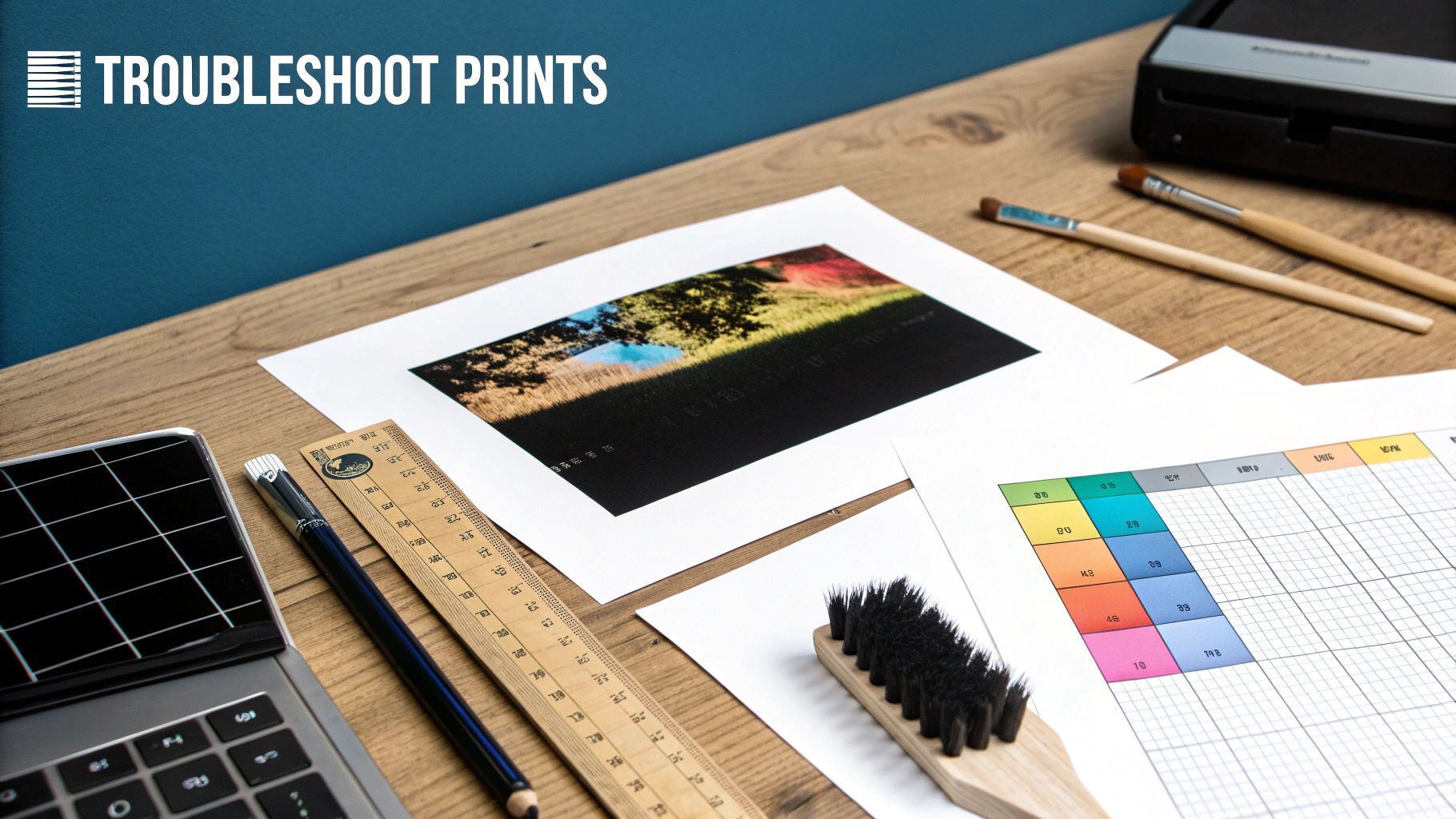 Wrinkle example on a dark T-shirt