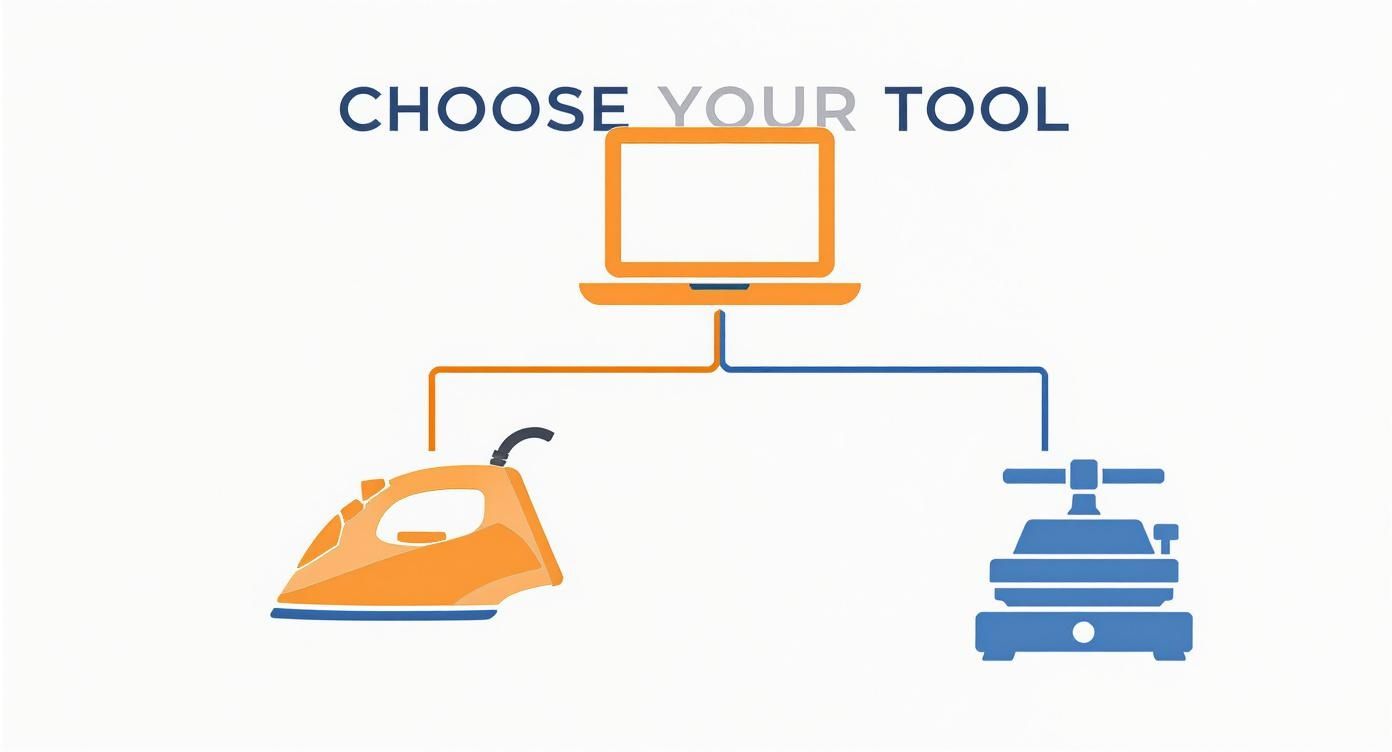 Infographic about what is transfer paper