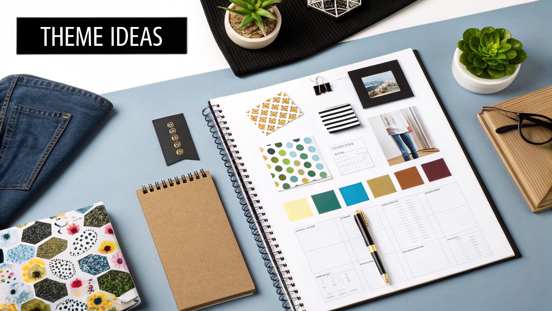 Students crafting mood boards