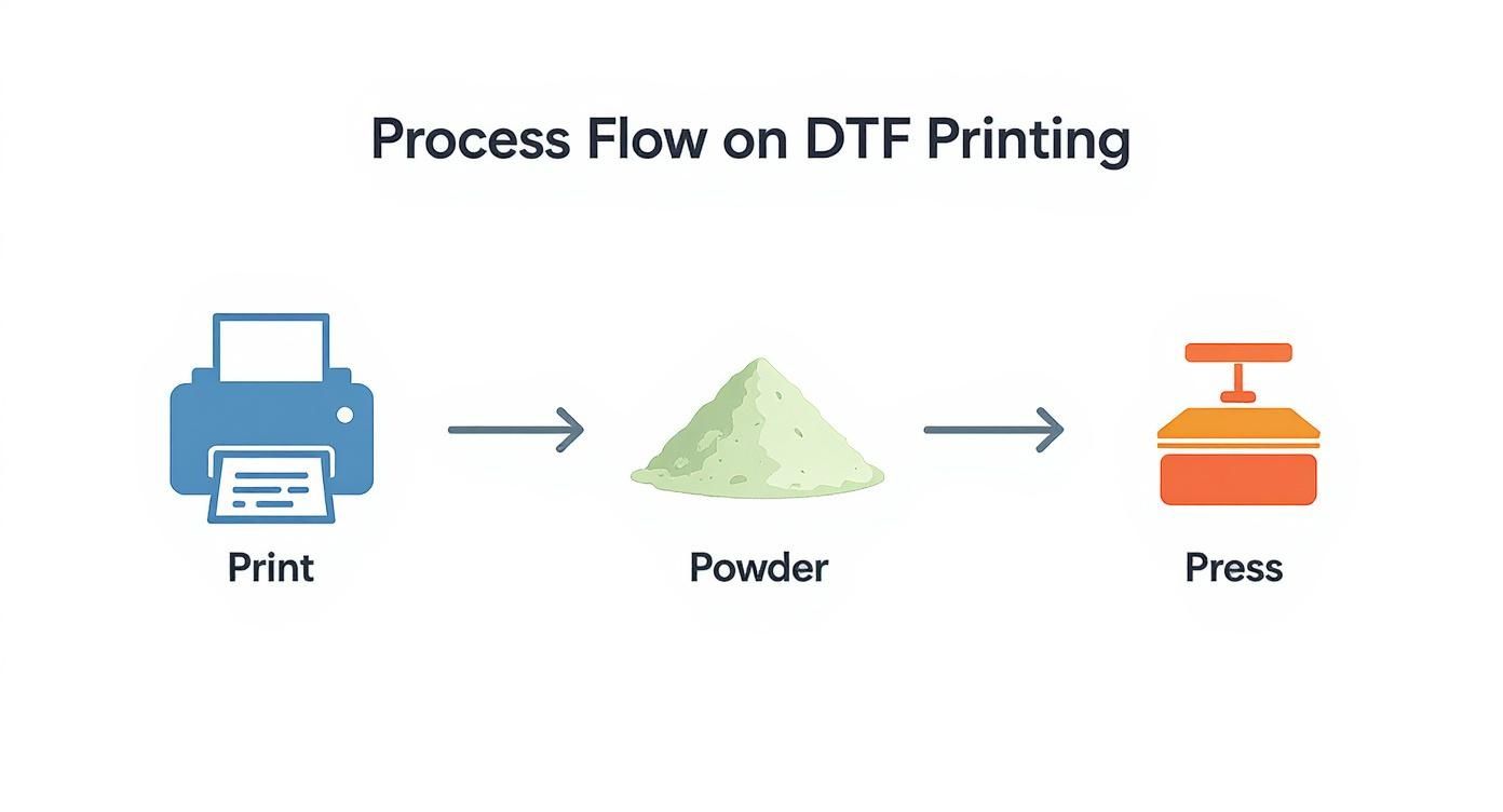 Infographic about dtf printed t shirt