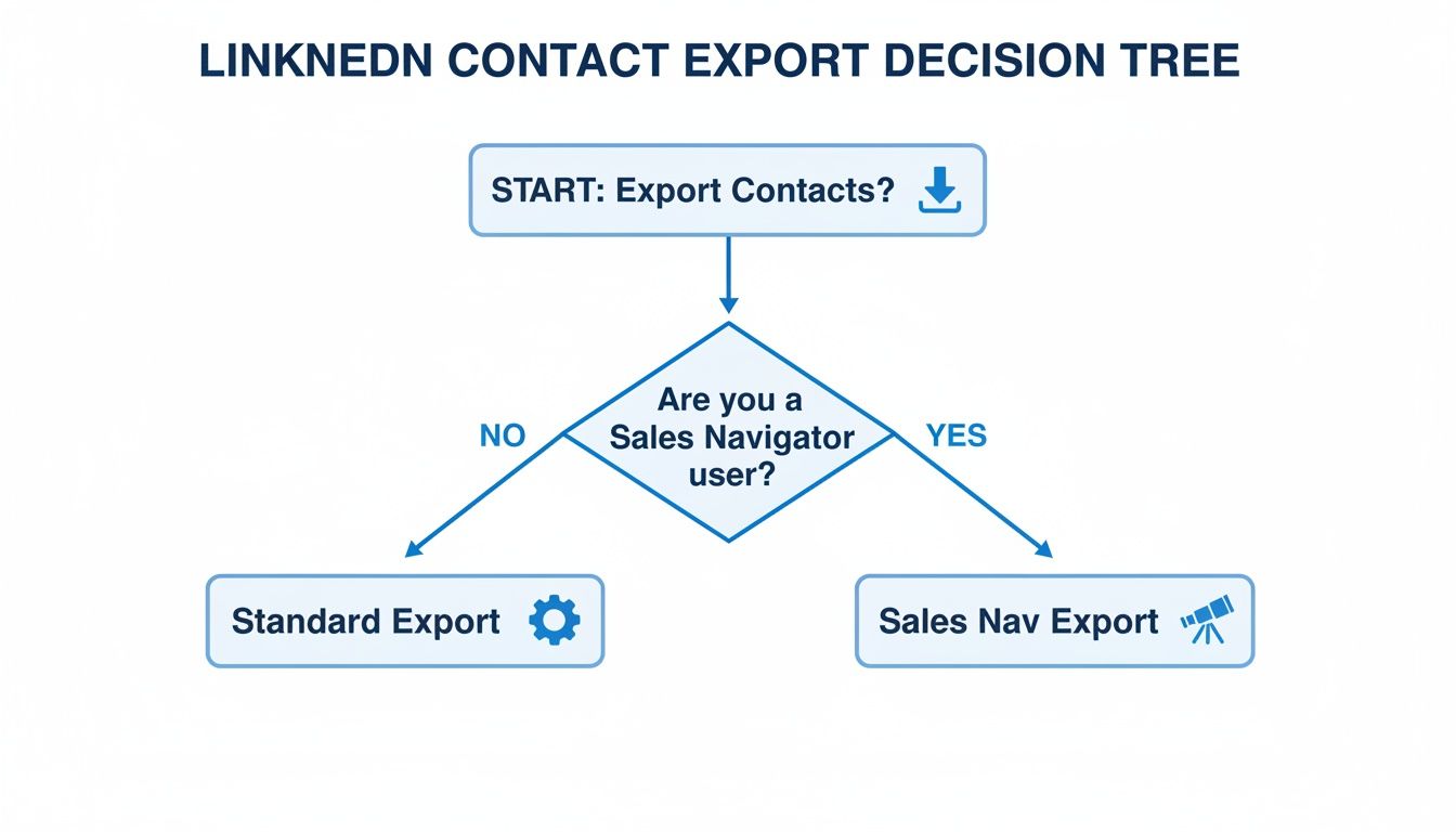 How to Export Contacts From LinkedIn for Sales Prospecting