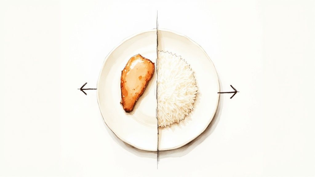 Plain Boiled Chicken and Rice