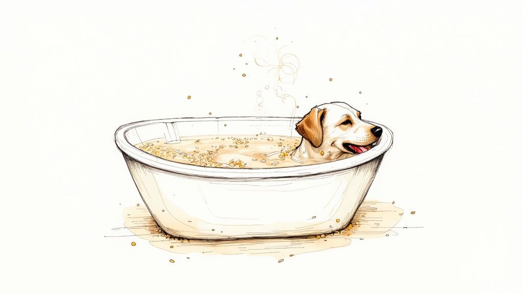 Oatmeal Bath: The Classic Soothing Soak