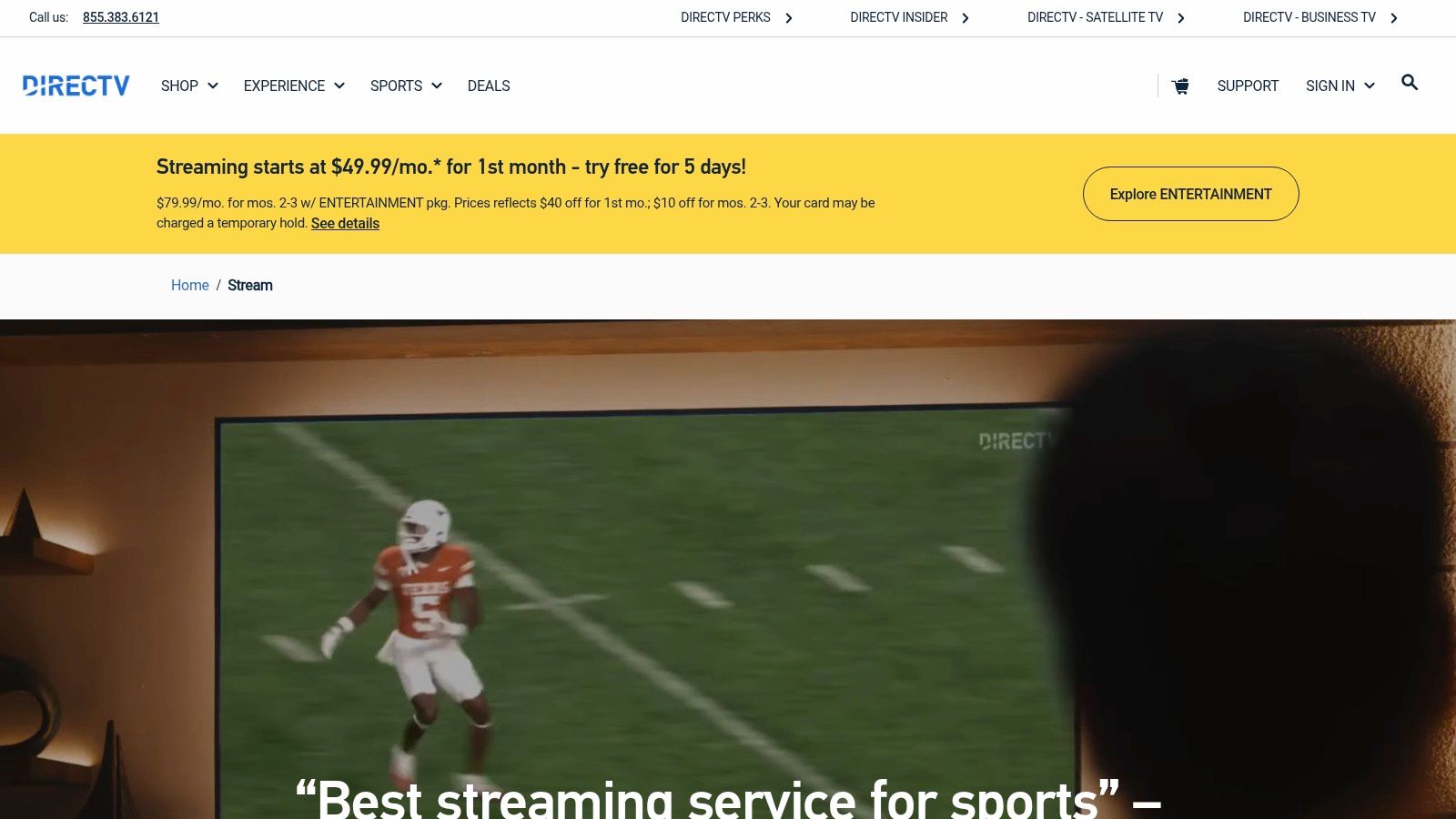 DirecTV (Streaming packages)