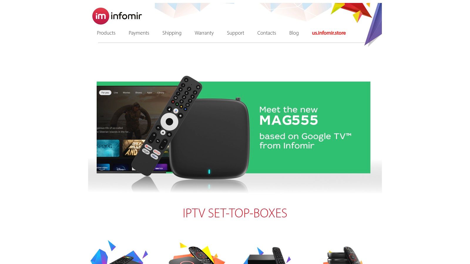 Infomir (official U.S. seller of MAG boxes)