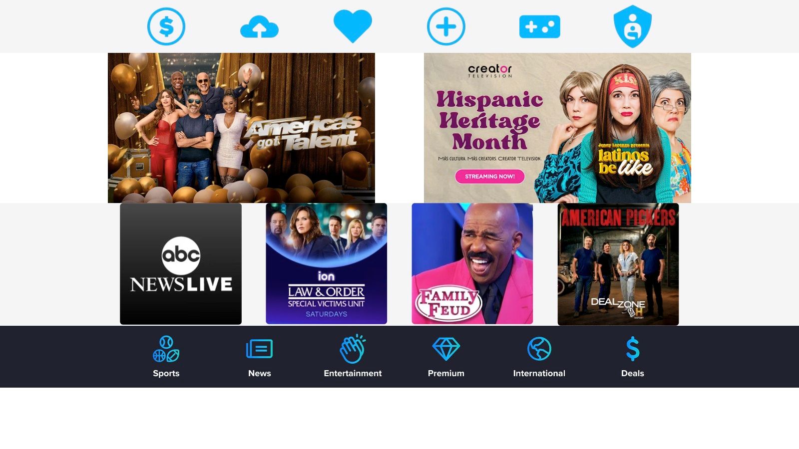 Sling Freestream (inside the Sling TV app)