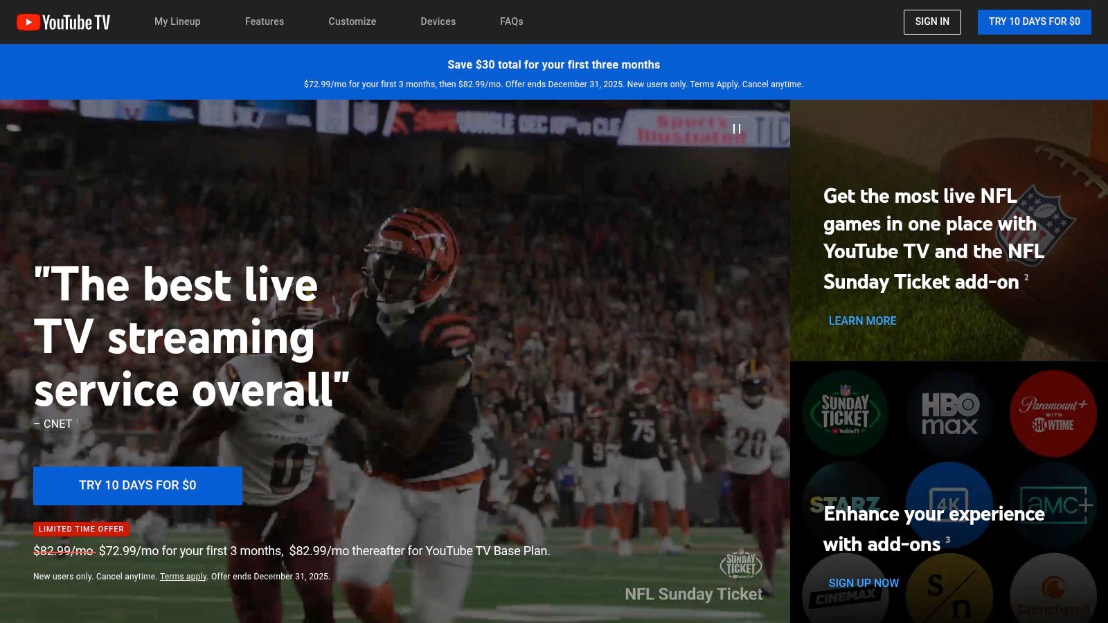 YouTube TV