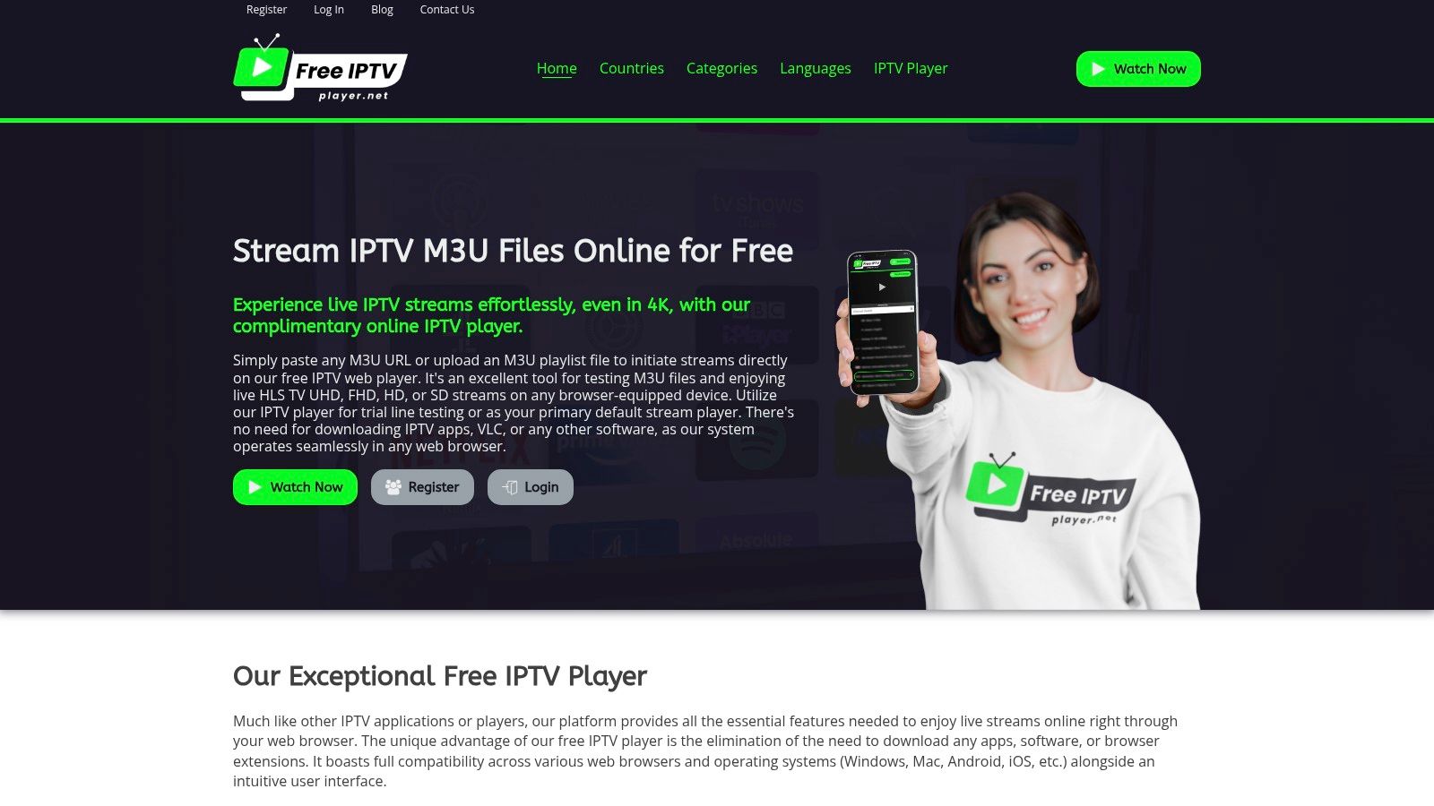 1. Free IPTV Player