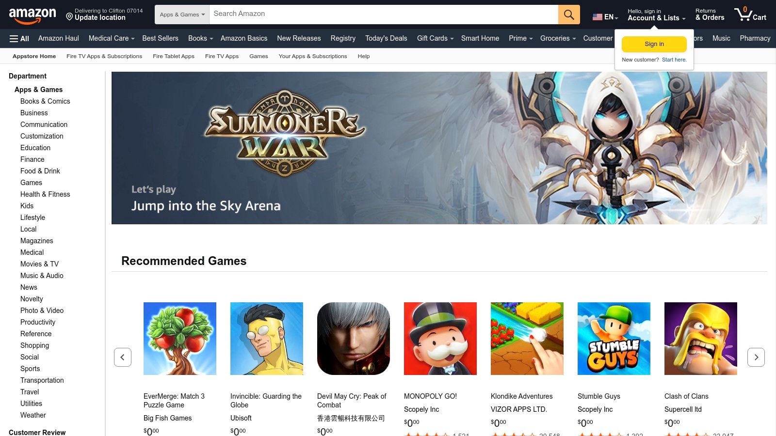 Amazon Appstore (Fire TV)