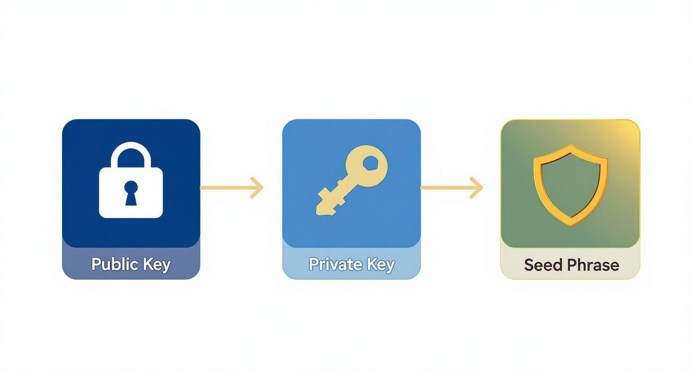 Infographic about come funzionano le criptovalute