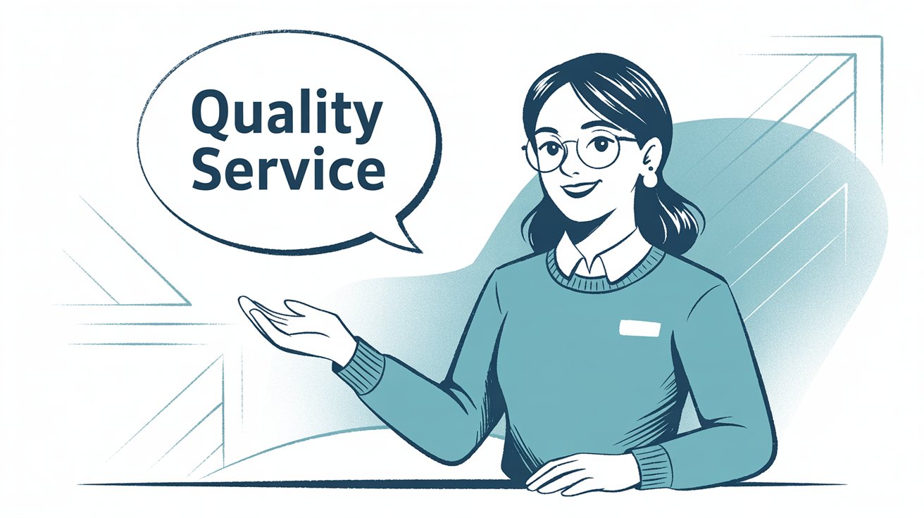 Customer support quality illustration depicting responsive service teams and expert assistance available through compliance platform providers