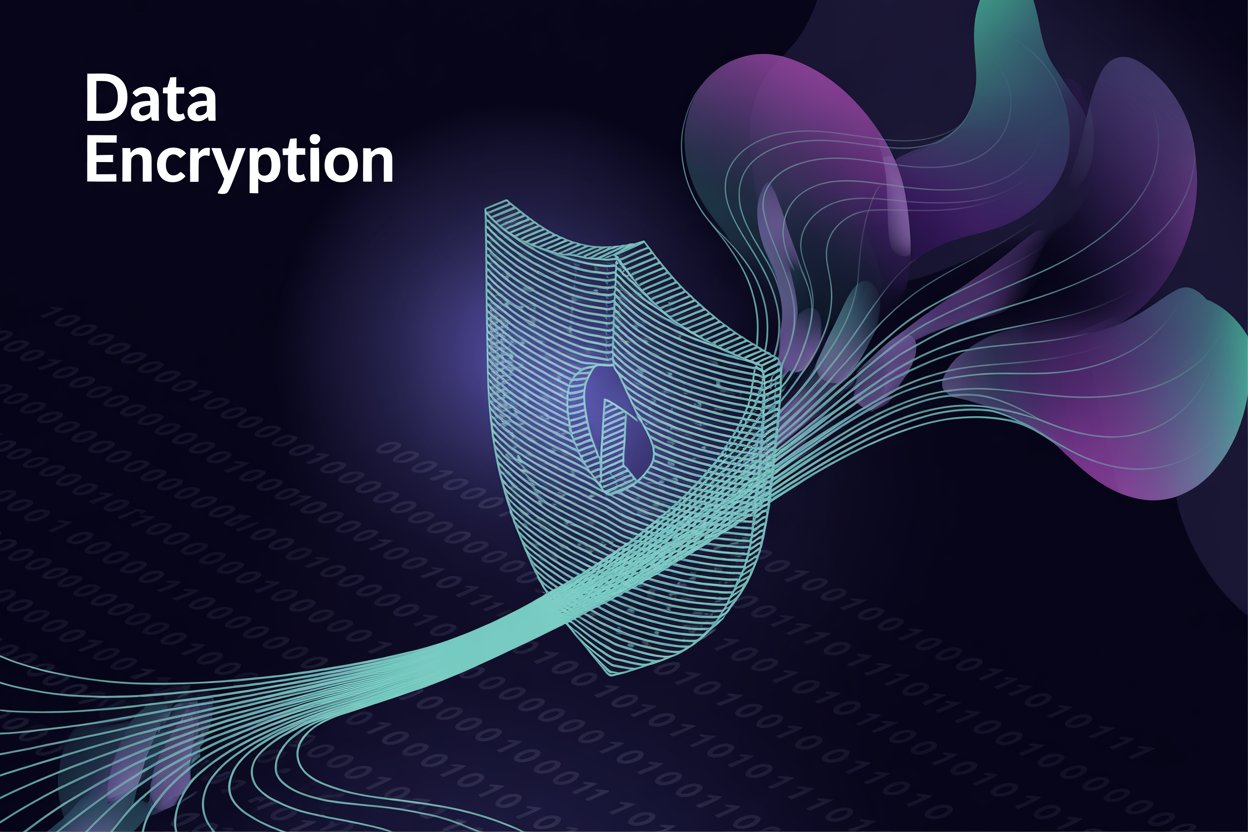 Data encryption at rest and in transit with key management