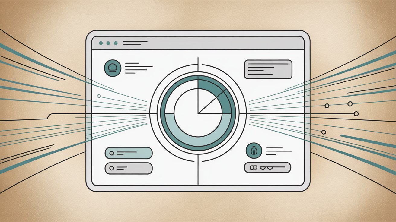 Modern compliance automation platform dashboard showing organized compliance status, framework badges, and automated monitoring