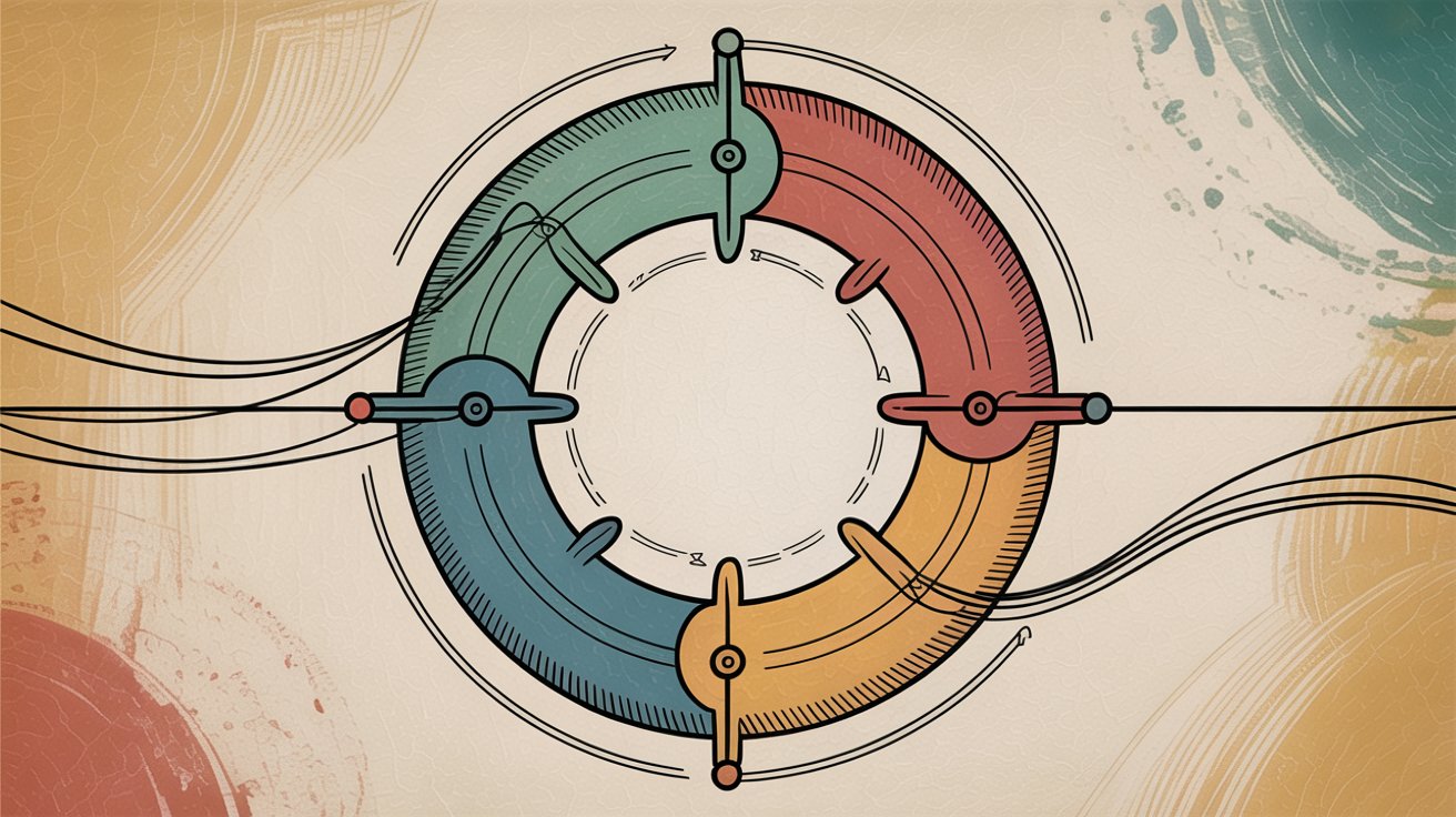 Maintenance cycle diagram showing continuous compliance activities including audits, reviews, training, and updates