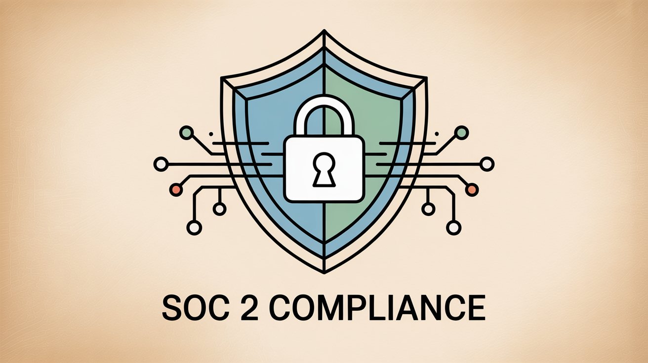 Illustration showing the complete value proposition of SOC 2 compliance including trust, sales enablement, and security improvements