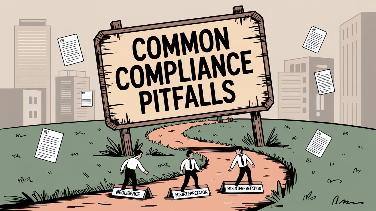 Common compliance mistakes, pitfalls, warnings, and cautions to avoid