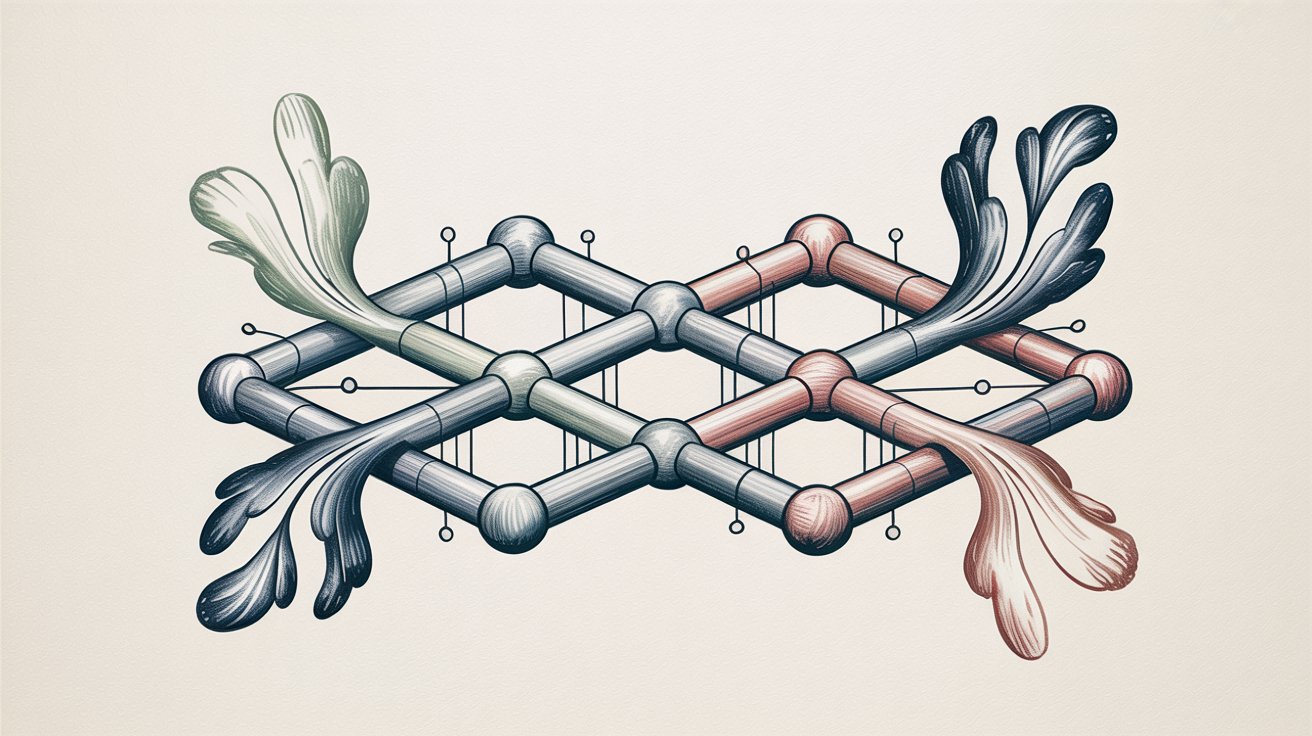 Illustration showing how organizational complexity scales with interconnected systems and services