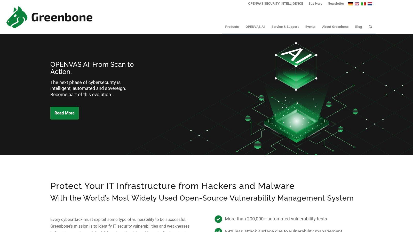 Greenbone (OpenVAS / Greenbone Enterprise and Cloud)