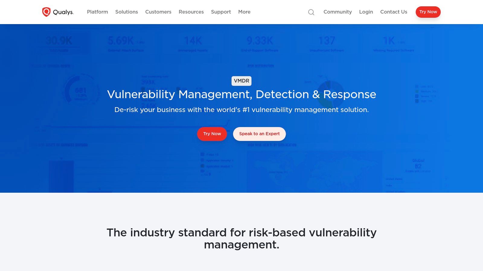 Qualys VMDR (Vulnerability Management, Detection & Response)