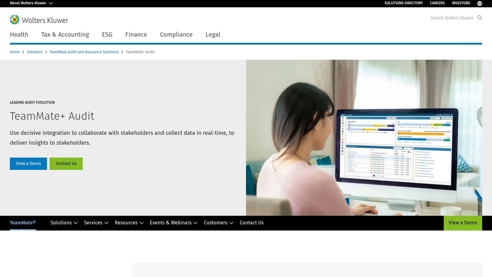 Wolters Kluwer TeamMate+ Audit