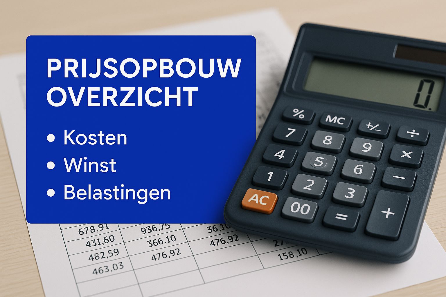 Infographic over hoe ziet een offerte eruit