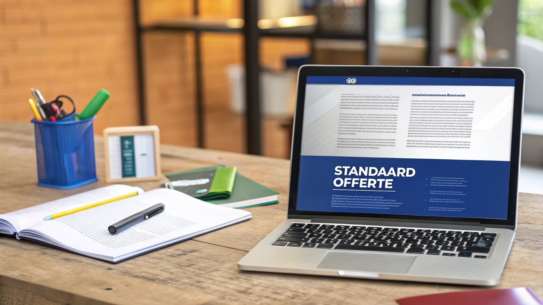 Voorbeeld 1: De Vertrouwde Microsoft Word Bouw Offerte