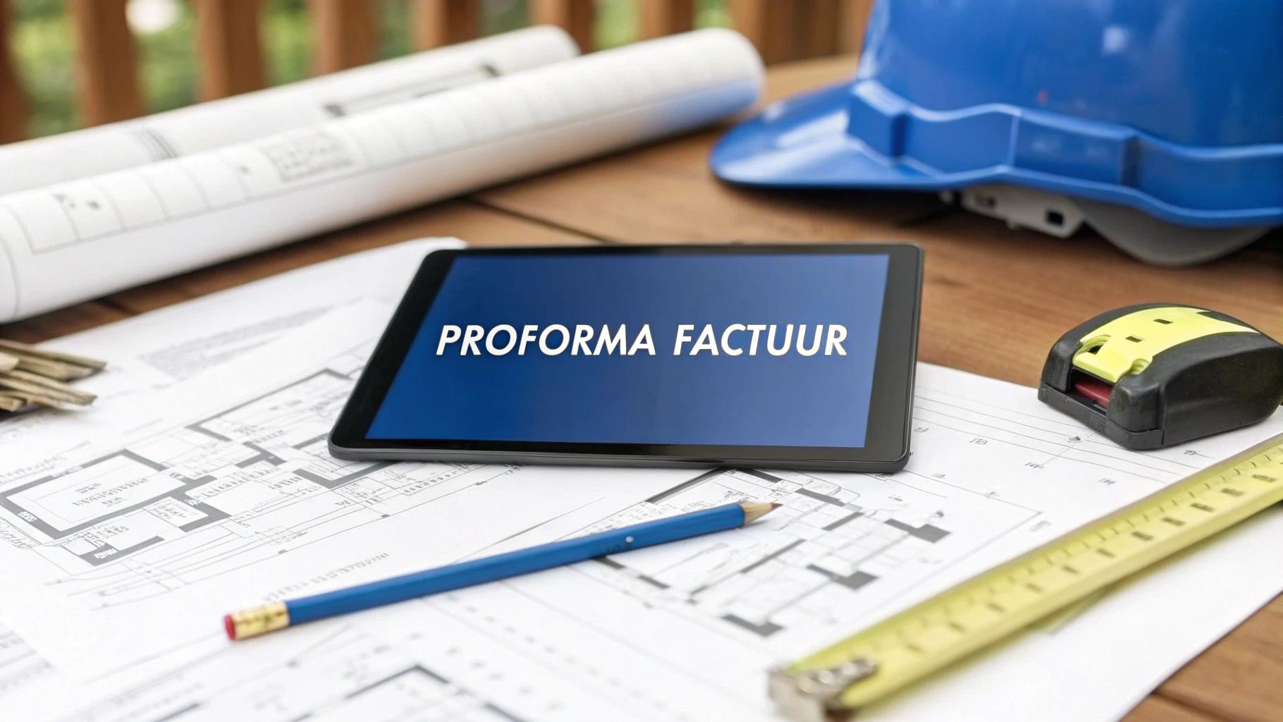 Wat betekent proforma in de bouw en hoe gebruik je het correct