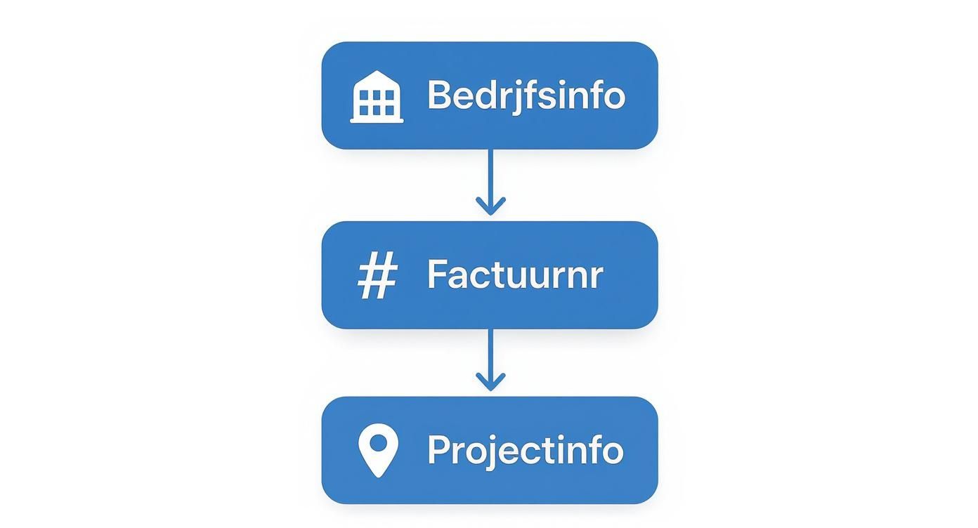 Infographic about factuur maken in excel