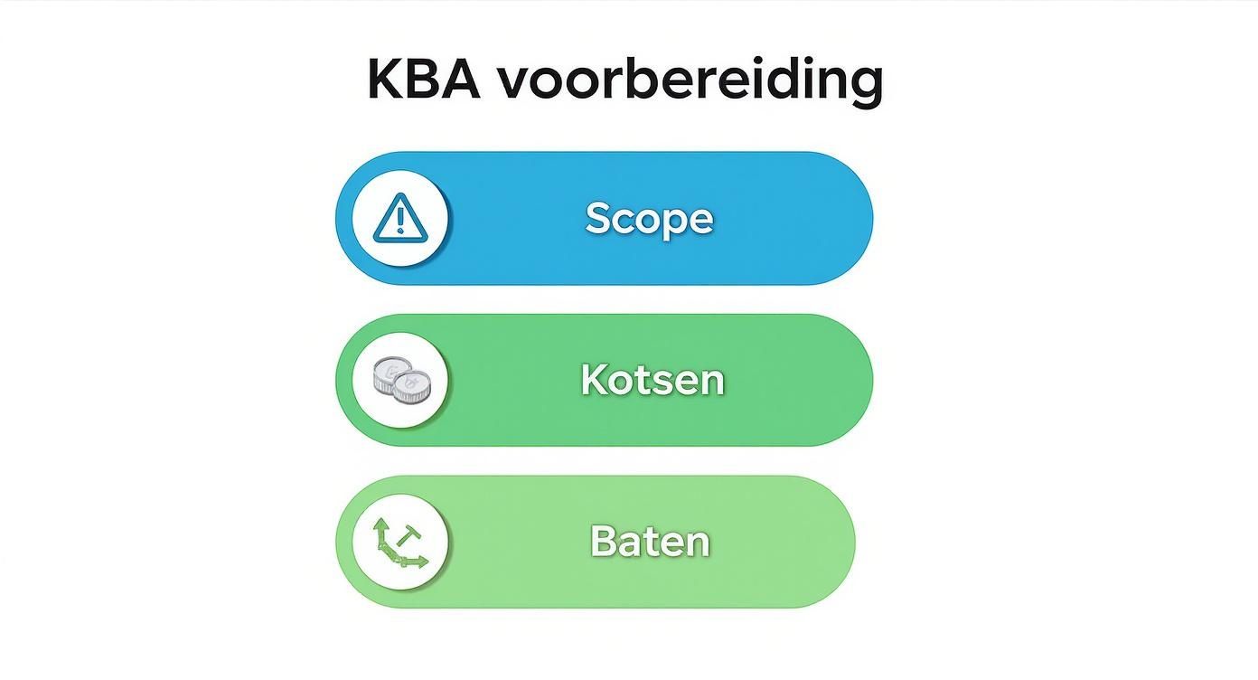 Infographic about kosten baten analyse voorbeeld