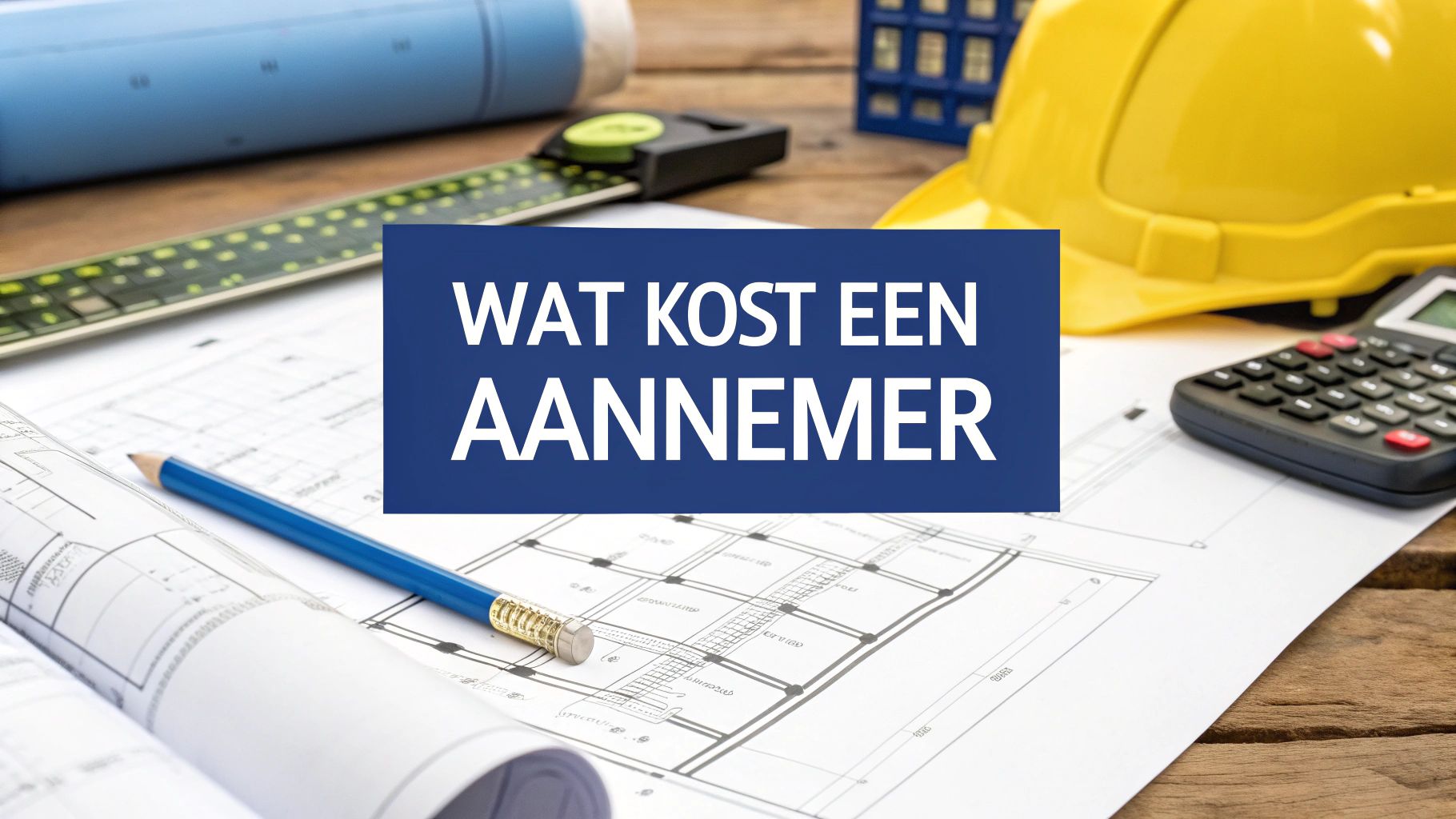 Wat kost een aannemer en hoe bereken je een scherpe prijs?