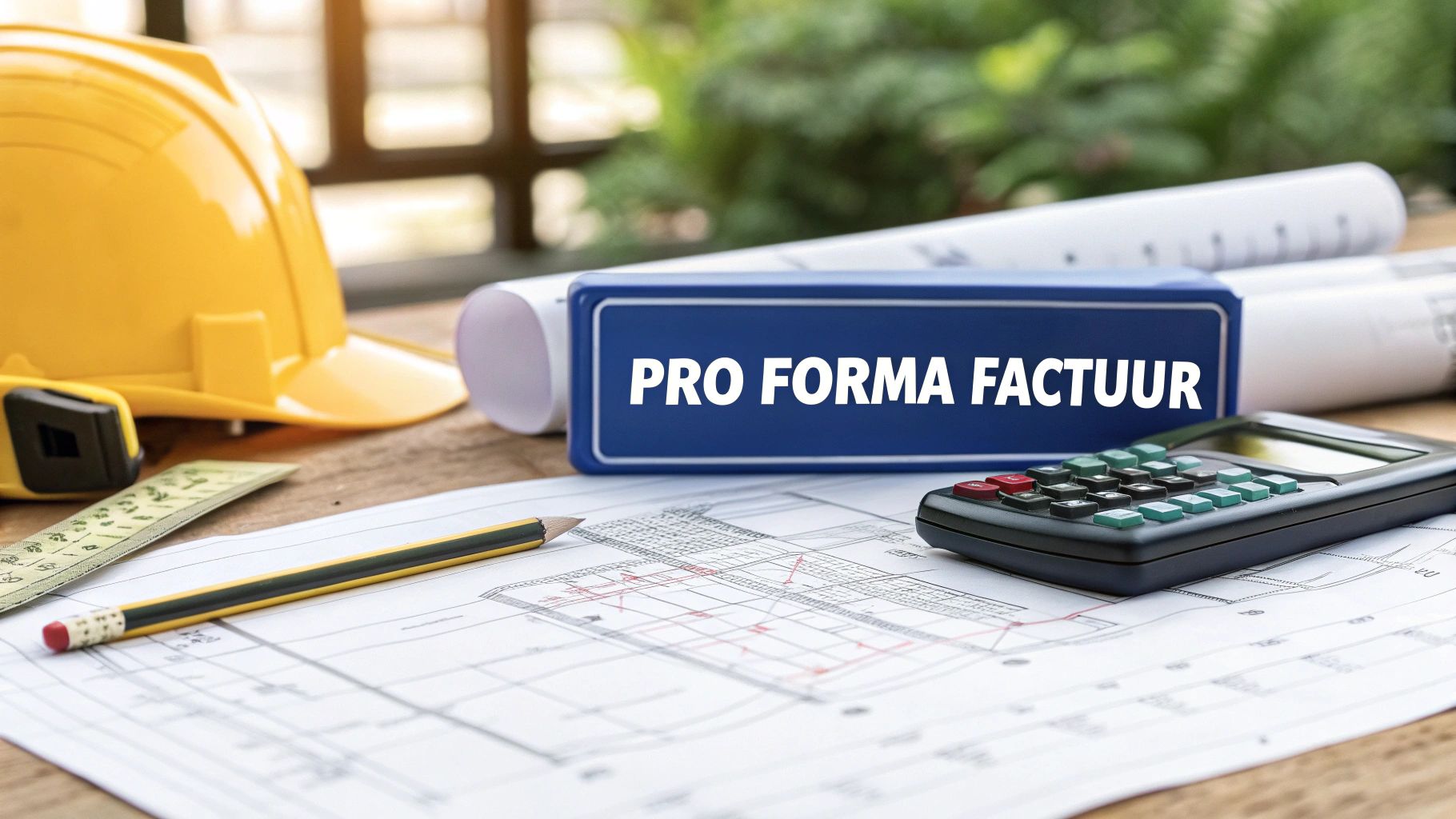 Pro forma factuur betekenis voor de bouw