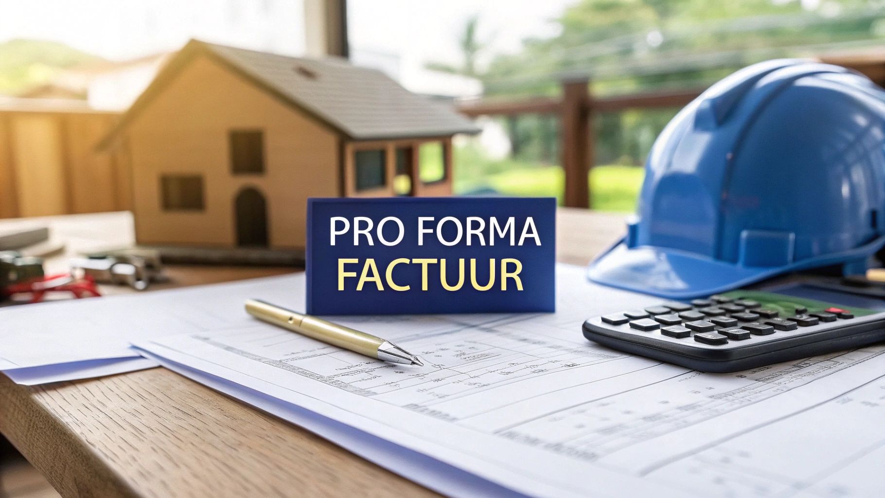 Pro forma factuur in de bouw gids voor aannemers