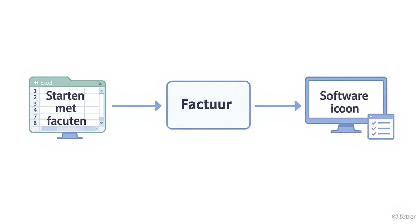 Infographic about facturen maken excel